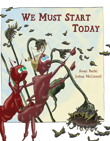 book cover we must start today two ants